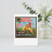 Floriday Cowboy Briefkaart (Staand voorkant)