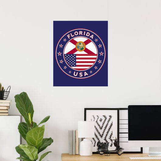 Floride, affiche (Bureau à domicile)