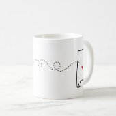 Floride - Alabama - Heart2Heart Coffee Mug (Devant droit)