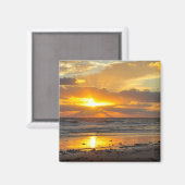 Floride Beach Pittoresque Sunrise Magnet (Recto/Verso)