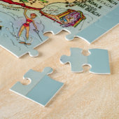 Floride Carte 11x14 BIG Pièces Jigsaw Puzzle (Côté)