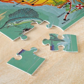 Floride Carte 8x10 Jigsaw Puzzle (Côté)