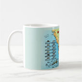 Floride - Carte de pêche Mug (Gauche)
