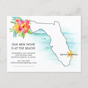 Floride Carte Ocean Waves Nouvelle adresse
