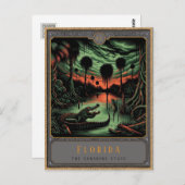 Floride | Carte postale Art gothique (Devant / Derrière)