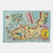 Floride Carte Serviettes de cuisine (Horizontal)