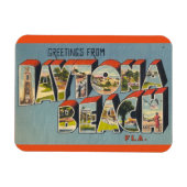 Floride, Daytona Beach Magnet (Horizontal)