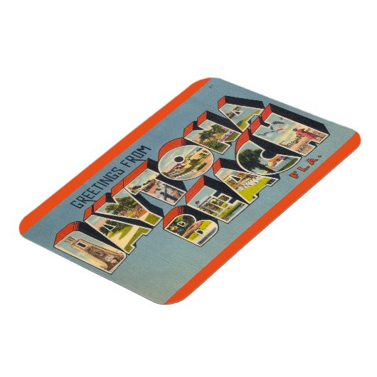 Floride, Daytona Beach Magnet (Côté Gauche)