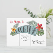 Floride Faire-part de déménagement (Debout devant)