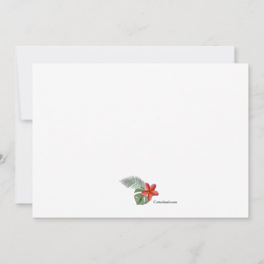 Floride Faire-part de déménagement (Dos)