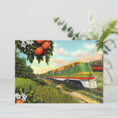 Floride Faire-part de déménagement rétro (Debout devant)