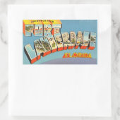 Floride, feuille de 4 autocollants de Fort Lauderd (Sac)