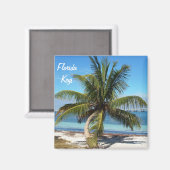 Floride Keys Bahia Honda State Park Palm Magnet (Recto/Verso)