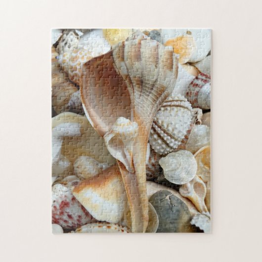 Floride Lightning Whelk Seashells Puzzle (Vertical)