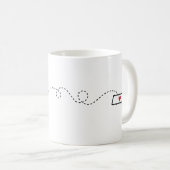 Floride - Masschusetts - Heart2Heart Coffee Mug (Devant droit)