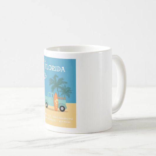 Floride : Mug café voyage (Devant droit)
