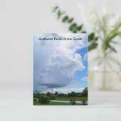 Floride nuages d'orage Cape Coral Carte postale (Debout devant)