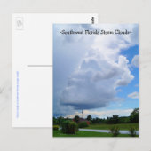 Floride nuages d'orage Cape Coral Carte postale (Devant / Derrière)