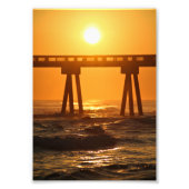 Floride Ocean Sunset 5x7 Photo (Devant)