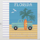 Floride : Papeterie de voyage (Devant / Derrière)