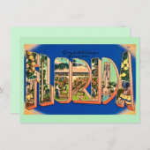 Floride Salutation Moving Faire-part (Devant / Derrière)