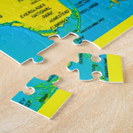 Floride Sunshine Map 11x14 Jigsaw Puzzle (Côté)