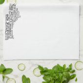 Floride USA Slang Word Art Map Serviette de cuisin (Plié)