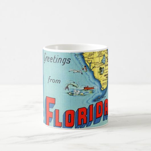 Floride vintage salutations Floride Mug (Centre)