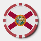 Floridian Flag, Flag of Florida Poker Chips (Voorkant)