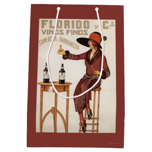 Florido Vinos Finos - Sanlucar de Barrameda Medium Cadeauzakje (Achterkant)