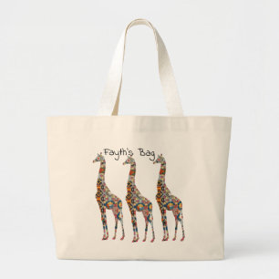 Florillas Giraffe Canvas tas