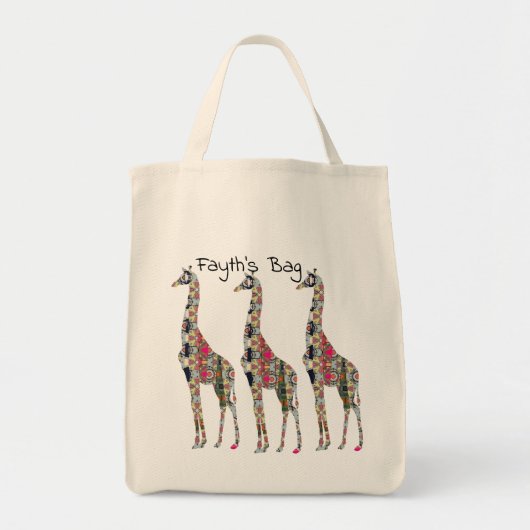 Florillas Giraffe Canvas tas (Voorkant)