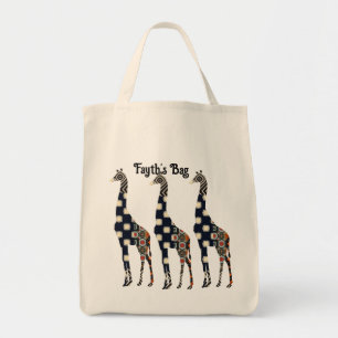 Florillas Giraffe Canvas tas