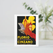 Florio Cinzano  PosterEurope Briefkaart (Staand voorkant)