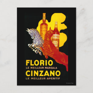 Florio Cinzano  PosterEurope Briefkaart