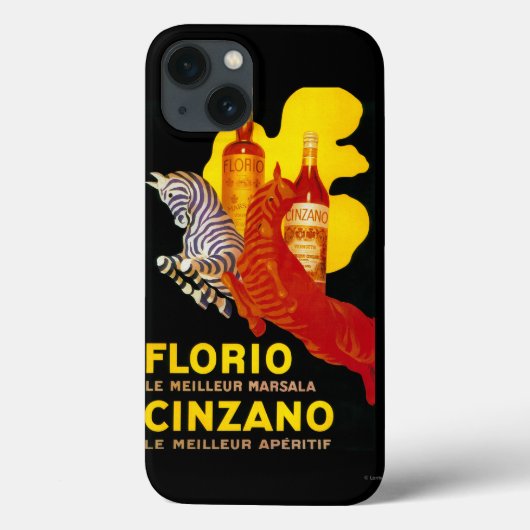 Florio Cinzano  PosterEurope Case-Mate iPhone Case (Achterkant)