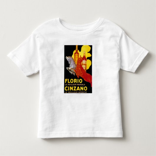 Florio Cinzano  PosterEurope Kinder Shirts (Voorkant)