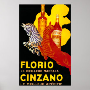Florio Cinzano PosterEurope Poster