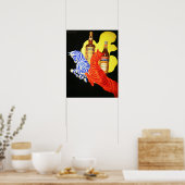 Florio Cinzano Vermouth Liqueur  Italiaans Poster (Keuken)