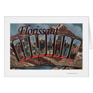Florissant, le Colorado - grandes scènes de lettre