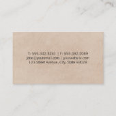 Florist | anjers II (wit) Visitekaartje (Achterkant)