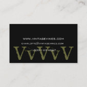 Florist Carte de visite personnalisable (Dos)
