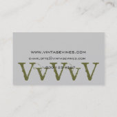 Florist Carte de visite personnalisable (Dos)