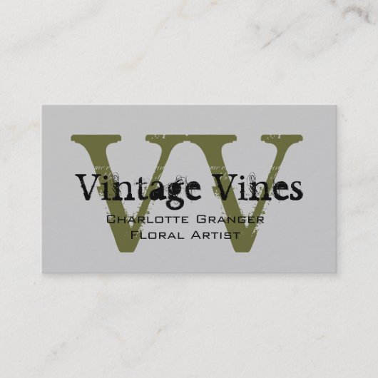 Florist Carte de visite personnalisable (Devant)
