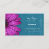 Florist Designer Fuscha Daisies Visitekaartje (Voorkant)