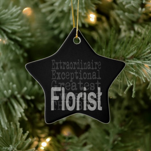 Florist Extraordinaire Keramisch Ornament (Boom)