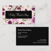 Florist Floral Visitekaartjes (Voorkant / Achterkant)