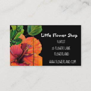 Florist Flower Shop modern flower business Visitekaartje