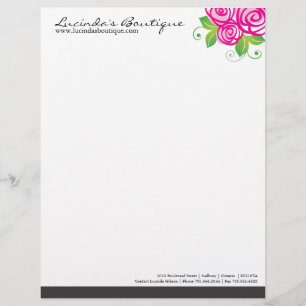 Florist Letterhead Custom Briefhoofd