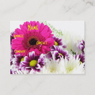 Florist - Paarse Bouquet I Visitekaartje